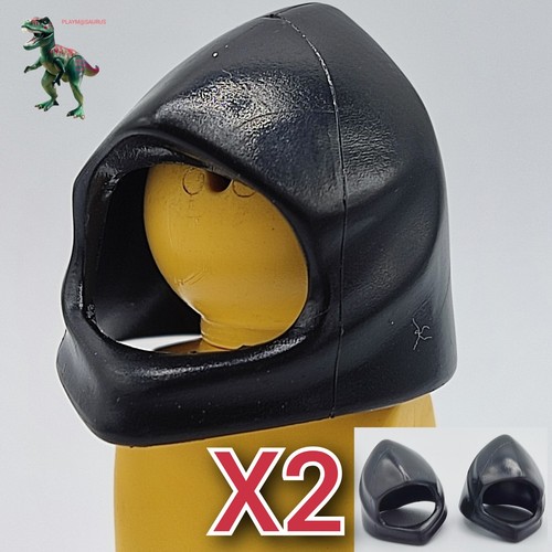 Playmobil capuche noire - x2,