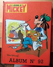 recueil album journal de mickey 92 du 1483 au 1492  1980