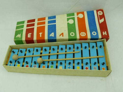 Vintage xylophone metallophone - vintage,