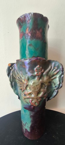 Vase turquoise terre - vase,