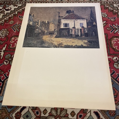 Maurice utrillo lithographie - utrillo,