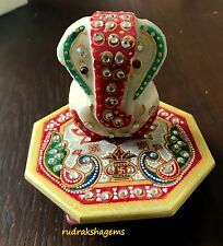 Ganesh Statue Indien Dieu Hindou Éléphant Ornement Figurine Commerce Hindouisme