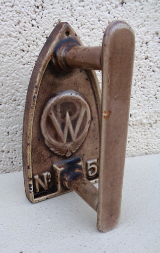 Ancien fer repasser - fer, w
