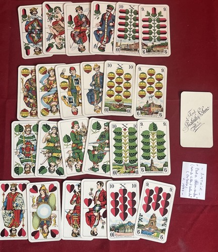 Jeu carte 1940 piatnik - de,