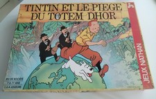 Tintin Le Piège du Totem d'Hor - Nathan - Plateau, Boîte & Pions - Complet- 1991