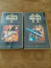 VHS K7 - lot Star Wars 1 et 2 - VF La Menace Fantôme + L’attaque des clones