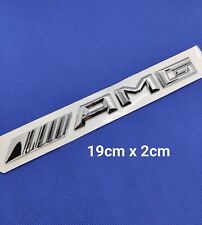 1 Logo AMG Mercedes Chrome ABS  3D Autocollant