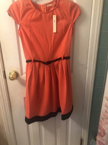 Rhyme and echo belted dress - and,