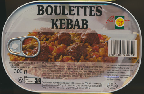 Lot plats ration - 6, (300gr)