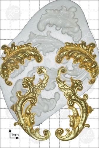 Moule silicone plume - silicone, rouleaux