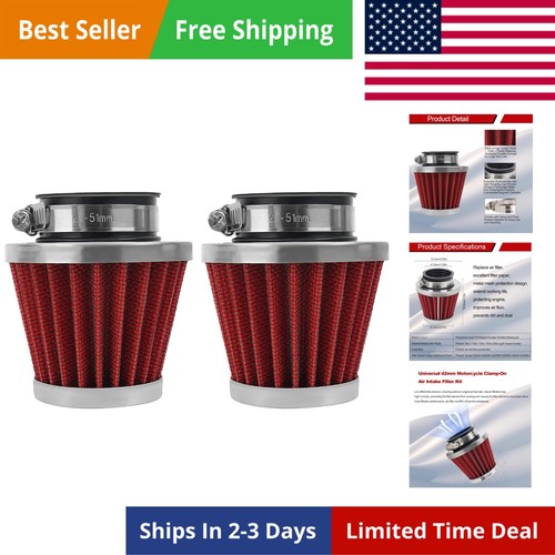 2pcs 42mm universal - air, filter