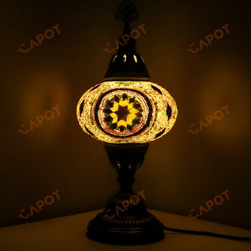 Lampe bureau mosaïque - en,