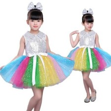 Fille Enfant Rainbow Sequin