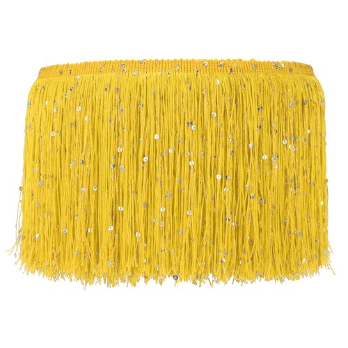 Frange sequins en forme - 6", À