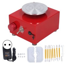 Tour De Potier Avec Bassin D'eau Amovible Clé Hexagonale 2 000 Tr/min Tour