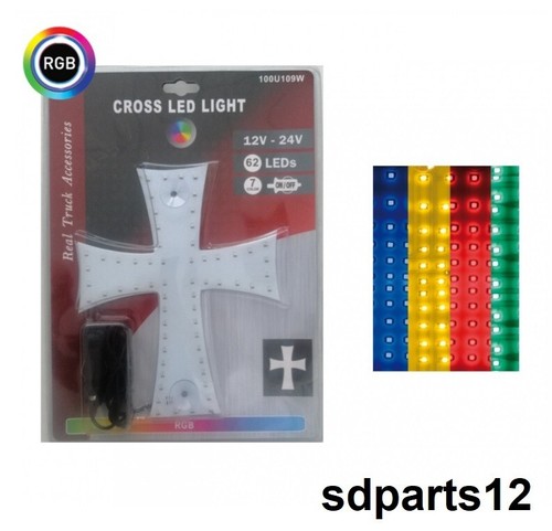 24v croix lumineuse 84led - lumineuse,