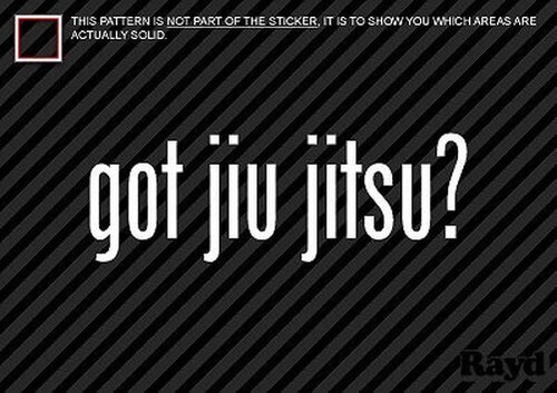Got jiu jitsu - (2), autocollant