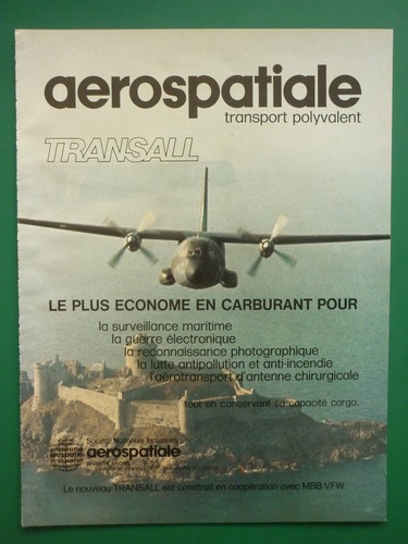 1982 pub aerospatiale - aerospatiale, avion