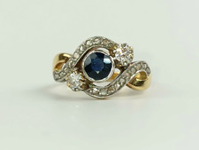 Ancienne bague tourbillon or