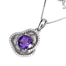 925 Collier en Argent Fin Rond