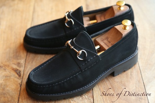 Mocassins gucci lug sole - lug, noir