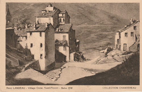 Cpa remi landeau village - remi,