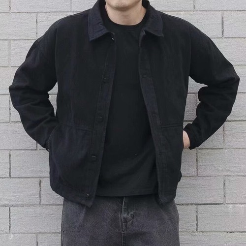 Veste bomber jean pour - jean,