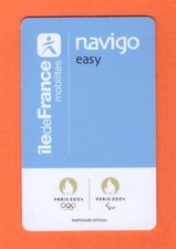 RATP/SNCF Carte navigo EASY - JO 2024 PARIS - Jeux Olympiques - Ticket de metro