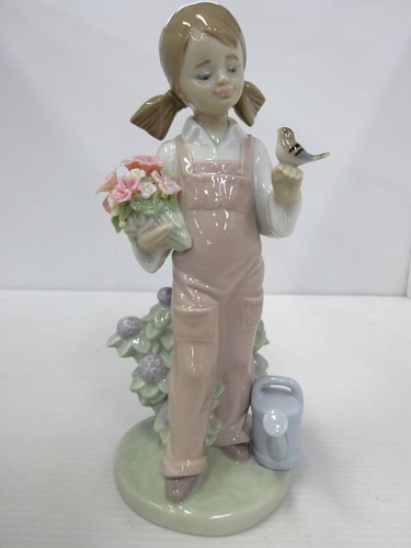 Lladro figurine fille avec - lladro,