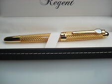 Très beau Stylo ROLLER  REGENT  doré avec son coffret