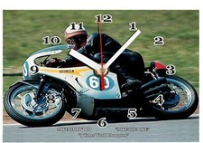 HORLOGE MURALE  PILOTE MOTO