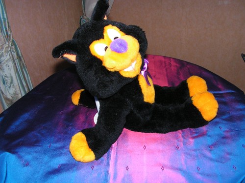 Peluche chat gros minet - peluche,