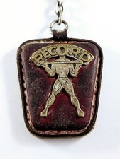 PORTE-CLÉS - GRUES POTAIN 1960s - RECORD - Cuir & Métal Vintage -