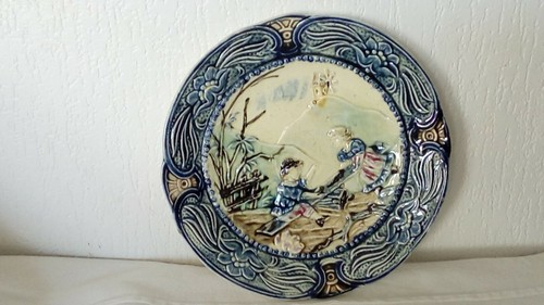 Assiette barbotine enfants - barbotine,