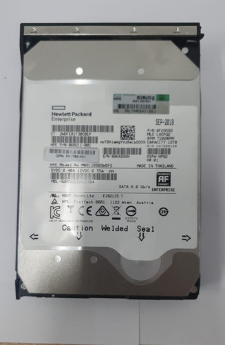 Hdd hpe 12tb sata - 12tb,
