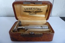 ancien rasoir gilette boite leresche
