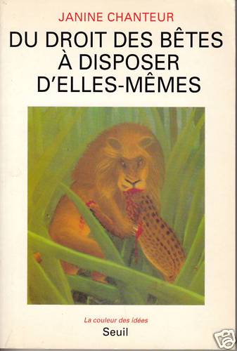 Livre droit des - du, bêtes