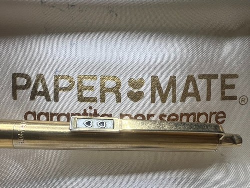 Papermate stylo bille doré - bille,