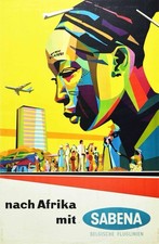 AFFICHE POSTER  Sabena