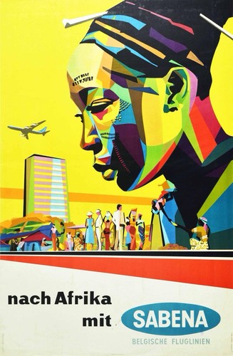 Affiche poster sabena - poster,