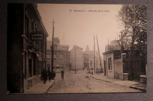 Cpa jeumont abords - de, gare