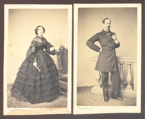 Cdv franck amédée de - franck,,
