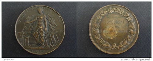 Medaille bronze 1947 societe - bronze,