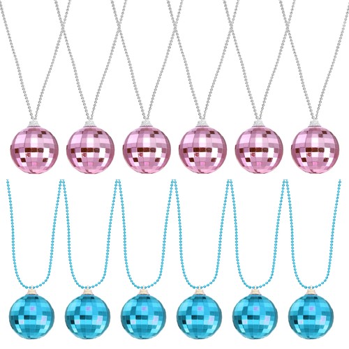 Pcs collier boule disco - 12,
