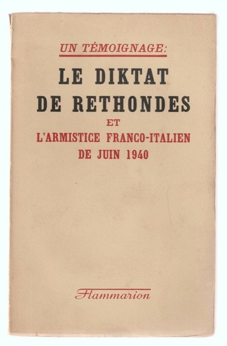 Diktat rethondes l - diktat, l'