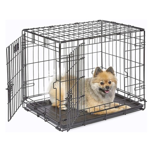 Ivoq cage pour chien noir - -,