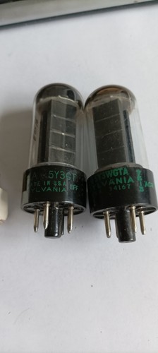 Paire tubes sylvania - de,