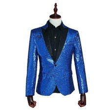 Veste Tuxedo À Paillettes