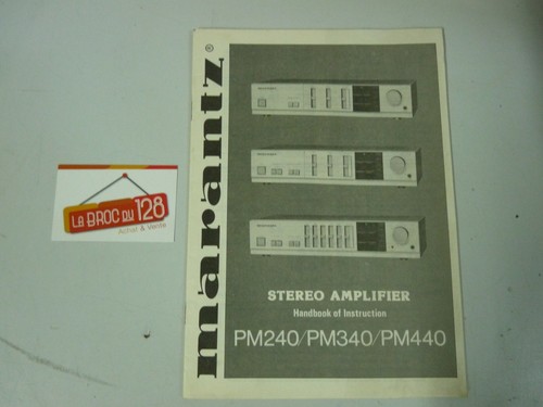 Notice mode empli marantz - mode, d'empli