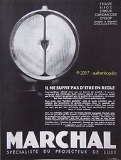 PUBLICITE MARCHAL PROJECTEUR